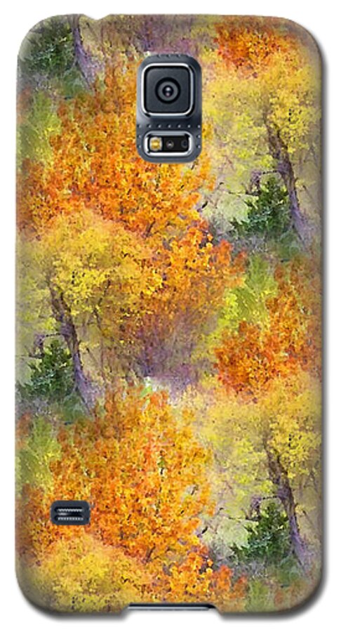 Seasonal. Autumn Galaxy S5 Case featuring the digital art Autumn blaze by Shelli Fitzpatrick