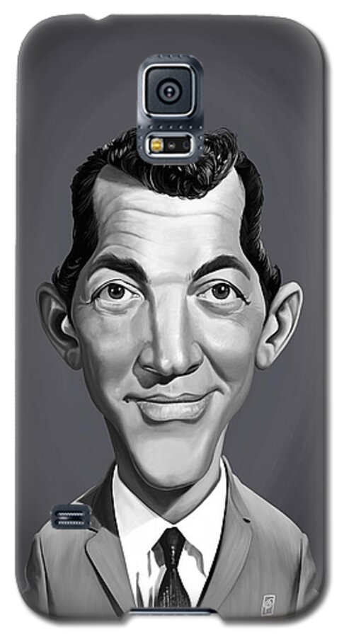 Illustration Galaxy S5 Case featuring the digital art Celebrity Sunday - Dean Martin by Rob Snow