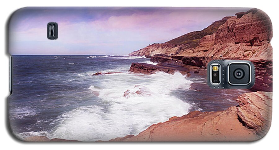 Cliffs Galaxy S5 Case featuring the photograph At the Edge II by Alison Frank