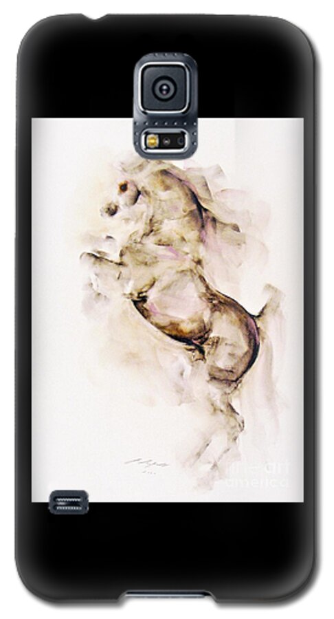 Horse Painting Galaxy S5 Case featuring the painting Charlie by Janette Lockett