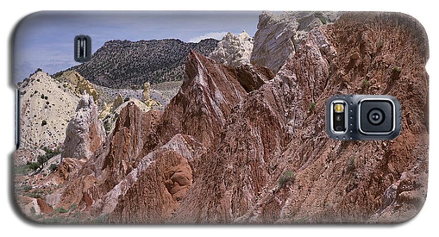 Utah Galaxy S5 Case featuring the photograph Cottonwood Spires #1-SQ by Tom Daniel