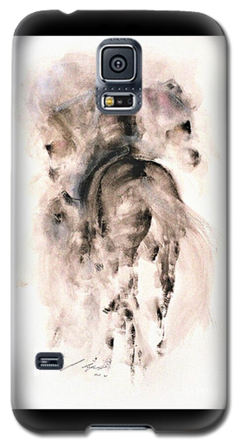 Horse Painting Galaxy S5 Case featuring the painting Daquiri by Janette Lockett
