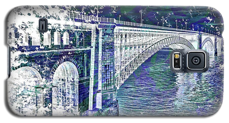 Eads Bridge Galaxy S5 Case featuring the digital art Eads Bridge by Randall Allen