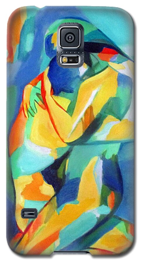 Affordable Paintings For Sale Galaxy S5 Case featuring the painting Embrace by Helena Wierzbicki