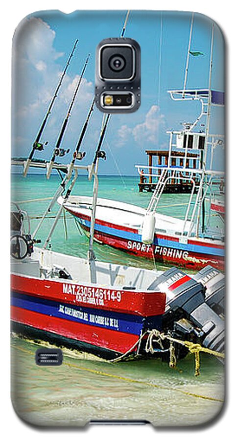 Fishing Boats Playa del Carmen Galaxy S5 Case