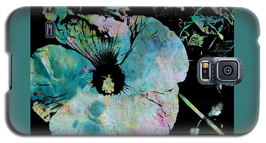 Painting Galaxy S5 Case featuring the mixed media Flower One by John Dyess