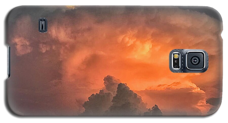 Clouds Galaxy S5 Case featuring the photograph For the Glory of the Skies by Karen Adams