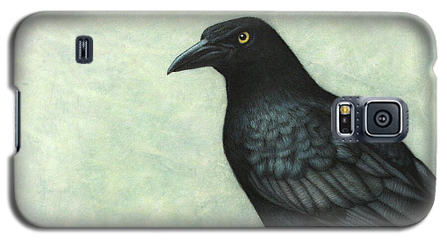 Grackle Galaxy S5 Case featuring the painting Grackle by James W Johnson