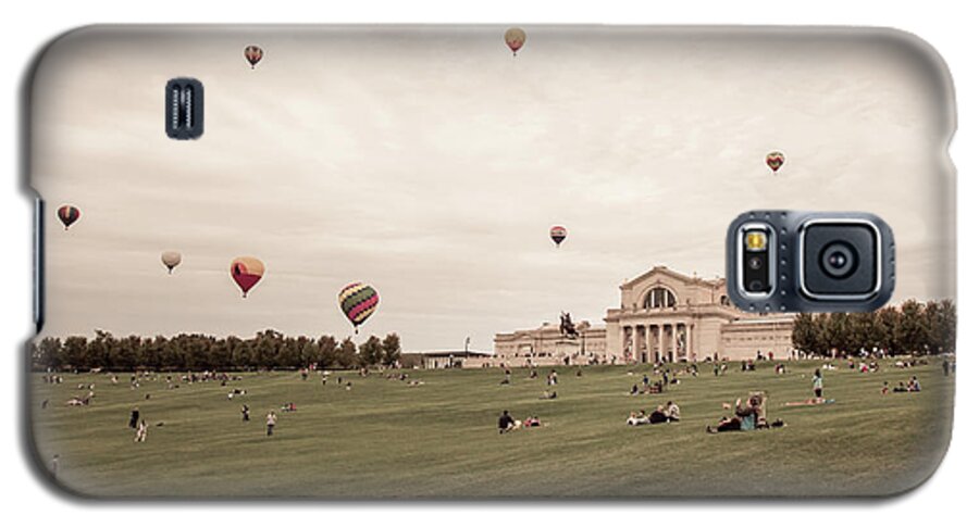 St. Louis Galaxy S5 Case featuring the photograph Great Forest Park Balloon Race by Scott Rackers