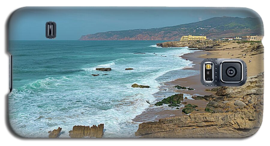 Praia Do Guincho Galaxy S5 Case featuring the photograph Guincho Beach in Lisbon by Angelo DeVal