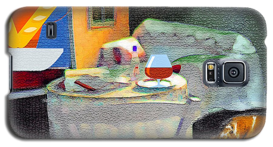 Abstract Art Galaxy S5 Case featuring the digital art Home Sweet Home Painting by Miss Pet Sitter