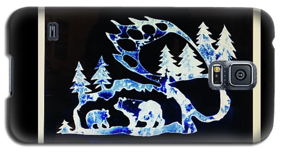Bear Galaxy S5 Case featuring the photograph Ice Bears 1 by Larry Campbell