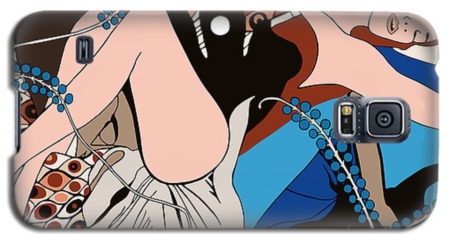 Pop Art Galaxy S5 Case featuring the painting Kate by Nikita Coulombe