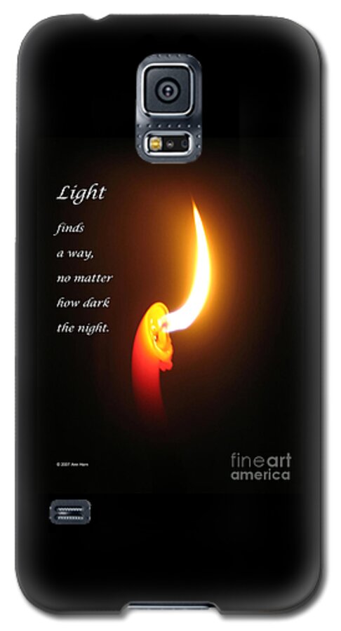 Light Galaxy S5 Case featuring the photograph Light Finds a Way by Ann Horn