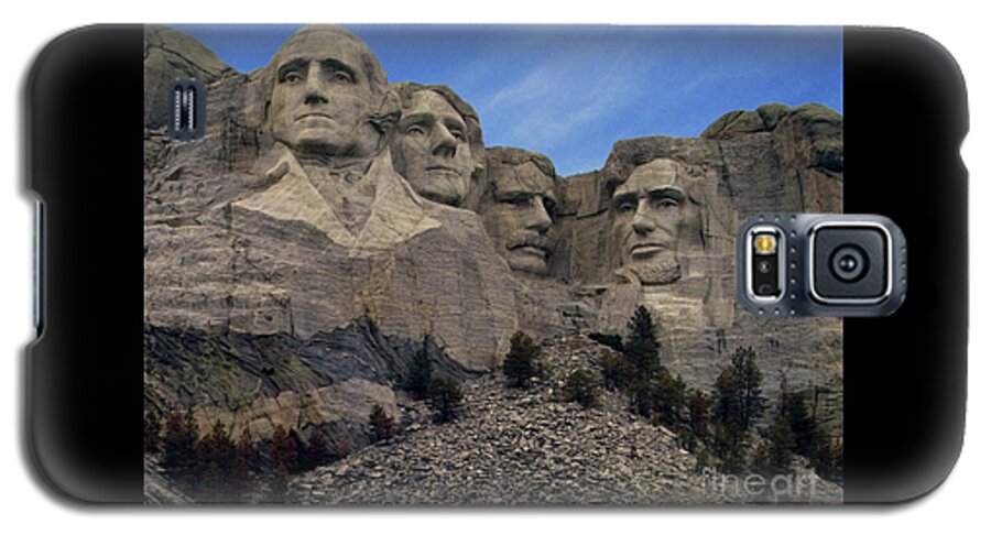 Monument Galaxy S5 Case featuring the photograph Mt Rushmore by Kimberly Blom-Roemer