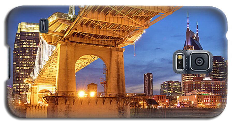 Nashville Galaxy S5 Case featuring the photograph Nashville Bridge III by Brian Jannsen