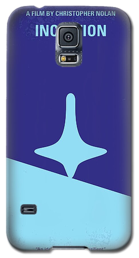 Inception Galaxy S5 Case featuring the digital art No240 My Inception minimal movie poster by Chungkong Art