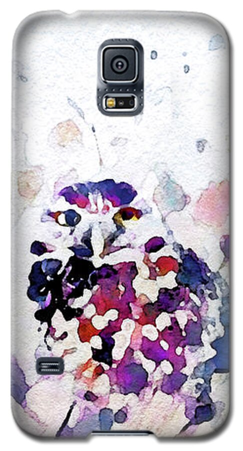 Burrowing Owl Galaxy S5 Case featuring the digital art Owl in the Meadow by Susan Maxwell Schmidt
