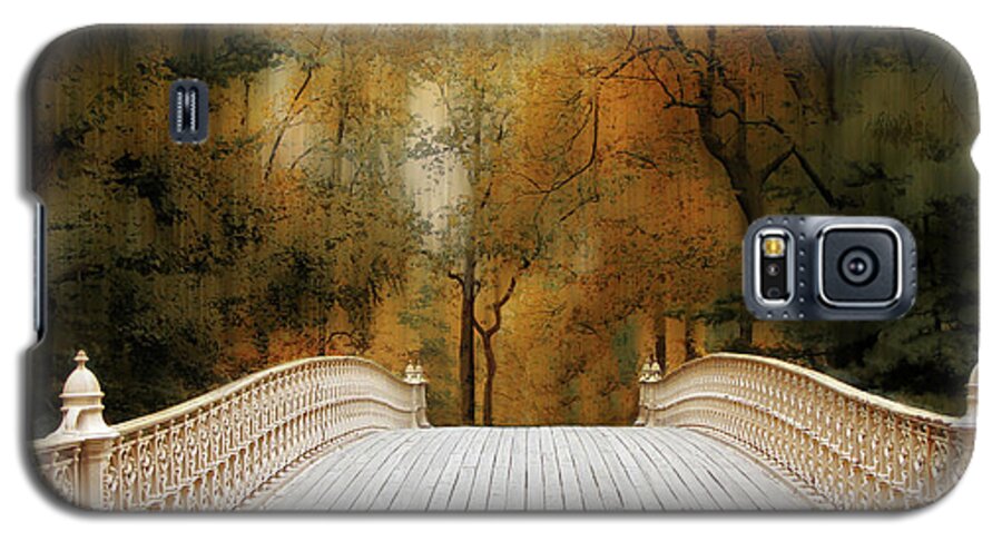 Bridge Galaxy S5 Case featuring the photograph Pine Bank Arch in Autumn by Jessica Jenney