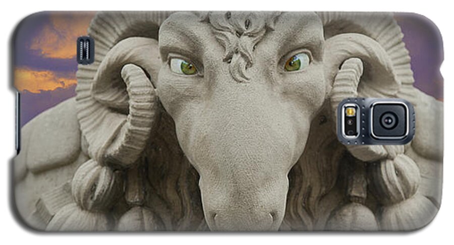 Ram Galaxy S5 Case featuring the digital art Ram A Sees Naturally Stoned Poster by David Davies
