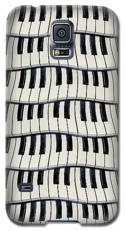 Piano Galaxy S5 Case featuring the photograph Rock And Roll Piano Keys by Phil Perkins