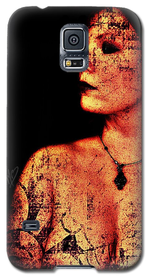 Demon Galaxy S5 Case featuring the digital art Ryli 2 by Mark Baranowski