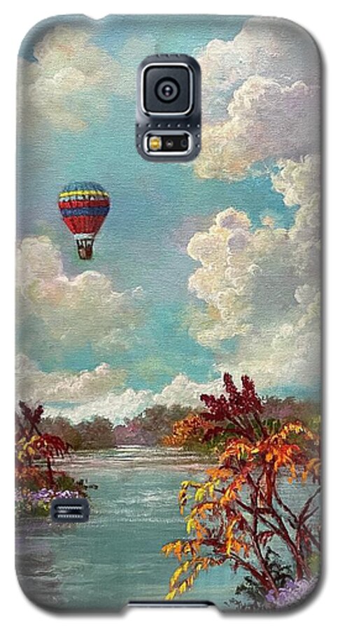 Sharing Galaxy S5 Case featuring the painting Sharing The Vision by Rand Burns