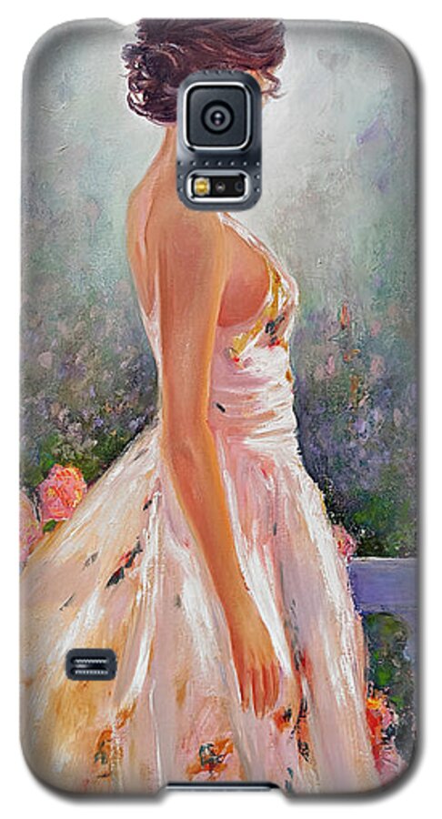 Summer In Provence Galaxy S5 Case featuring the painting Summer in Provence by Michael Rock