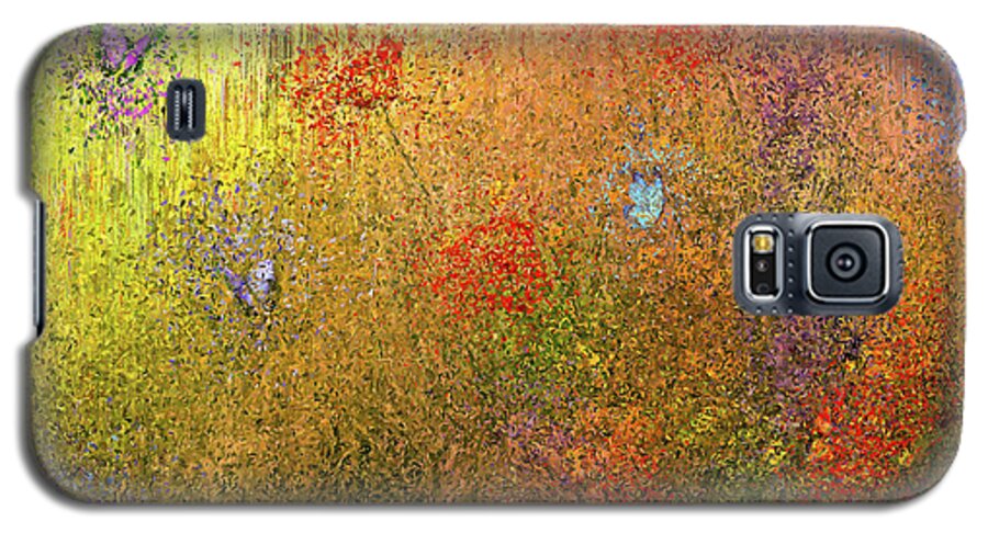Meadow Galaxy S5 Case featuring the painting Summer Meadow by Alex Mir