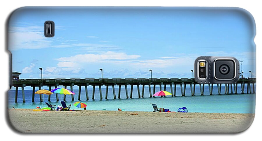 Florida Galaxy S5 Case featuring the photograph Sunny Day at the Pier by Robert Wilder Jr
