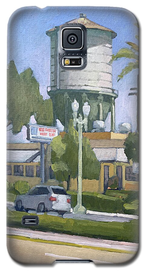 North Park Galaxy S5 Case featuring the painting The Chicken Pie Shop, San Diego by Paul Strahm