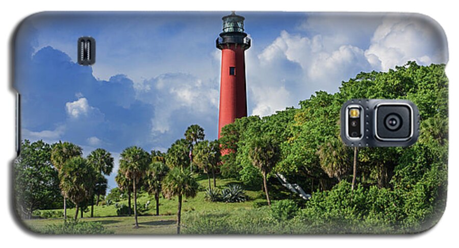 Lighthouse Galaxy S5 Case featuring the photograph The Jupiter Lighthouse Florida by Laura Fasulo