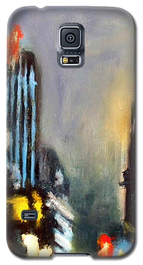  Galaxy S5 Case featuring the painting Untitled II - Des Moines by Robert Reeves