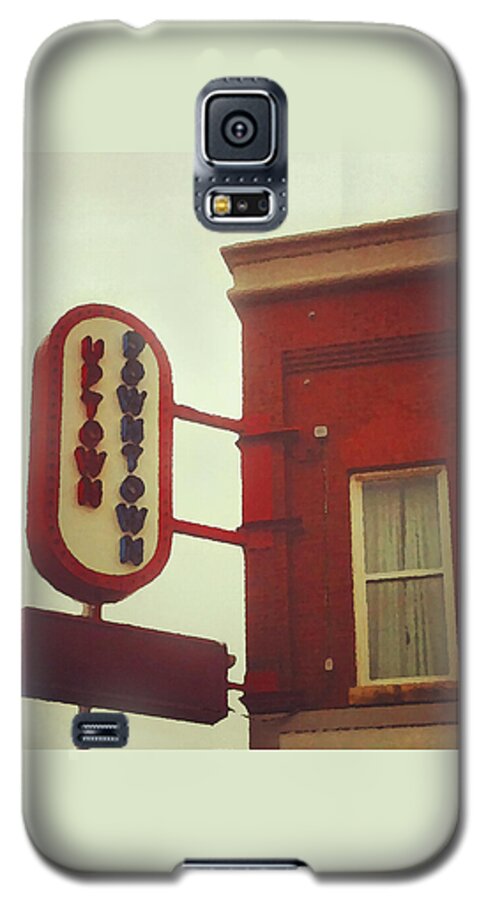 Signs Galaxy S5 Case featuring the mixed media Uptown Downtown by Shelli Fitzpatrick