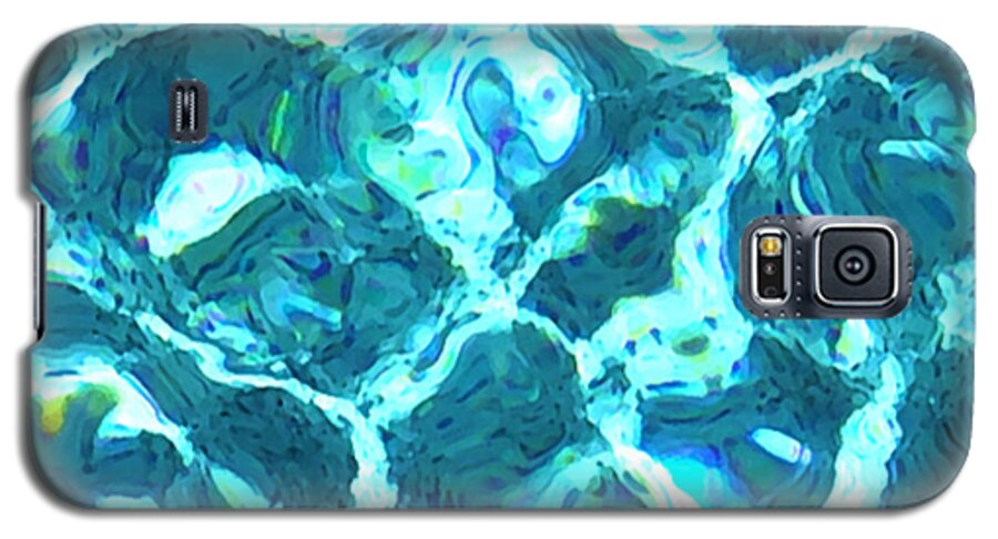 Abstract Galaxy S5 Case featuring the photograph Vero la Pileta by Tom Johnson