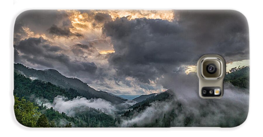Sunset Galaxy S6 Case featuring the photograph Smoky Sunset by Sophie Doell