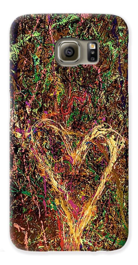 Modern Art Galaxy S6 Case featuring the painting Mother's Day by Chris Cloud