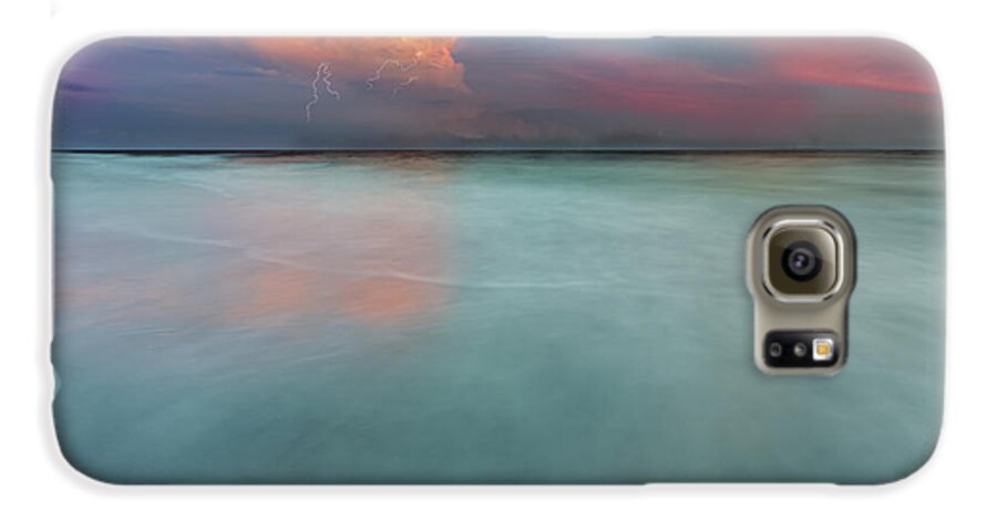 Atlantic Ocean Galaxy S6 Case featuring the photograph Sunset on Hilton Head Island #8 by Peter Lakomy