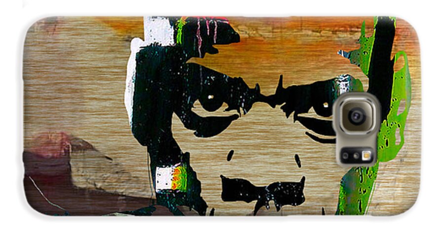 Jay Z Paintings Mixed Media Mixed Media Mixed Media Galaxy S6 Case featuring the mixed media Jay Z #4 by Marvin Blaine