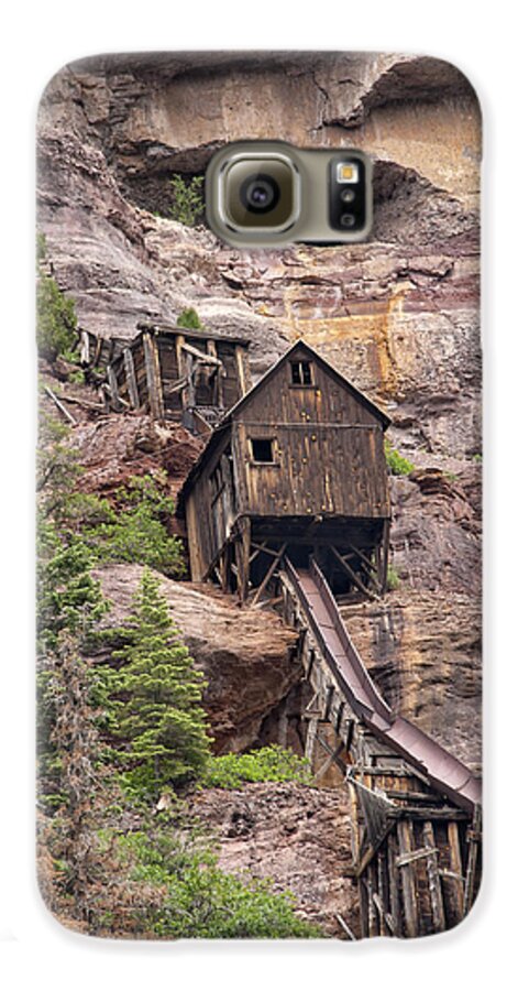 Abandoned Galaxy S6 Case featuring the photograph Abandoned Mine by Melany Sarafis