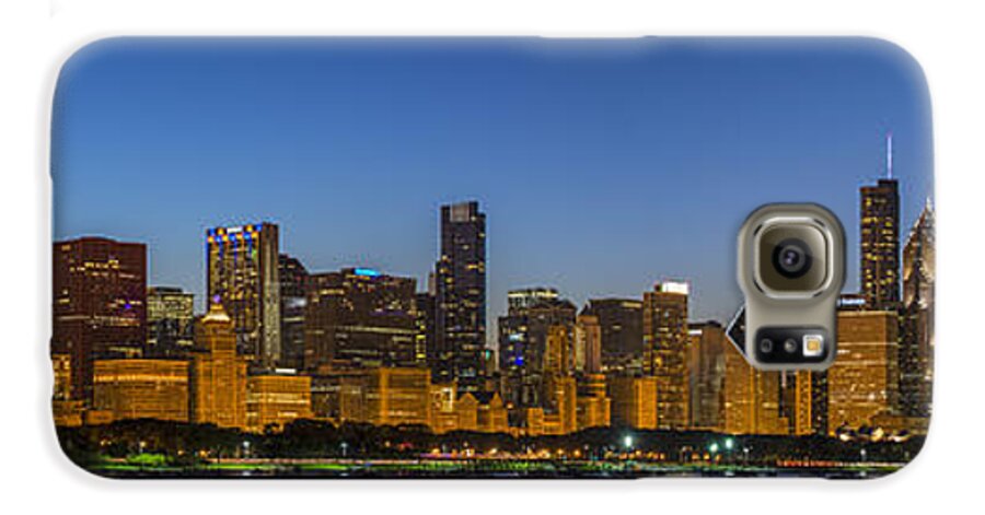 Chicago Skyline Galaxy S6 Case featuring the photograph Clear Blue Sky by Sebastian Musial