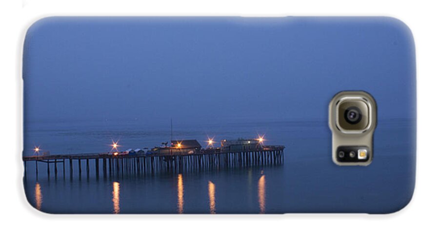 Sunset Galaxy S6 Case featuring the photograph Evening enters Capitola by Lora Lee Chapman