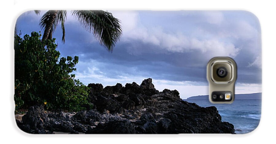Aloha Galaxy S6 Case featuring the photograph I ke kai Hawanawana Eia kuu lei Aloha - Paako Beach Maui Hawaii by Sharon Mau