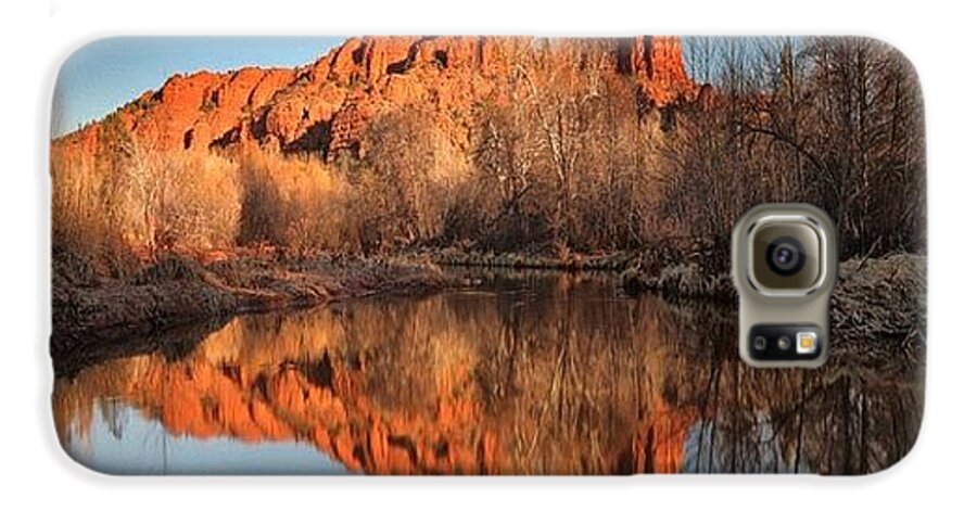  Galaxy S6 Case featuring the photograph Long Exposure Photo Of Sedona by Larry Marshall