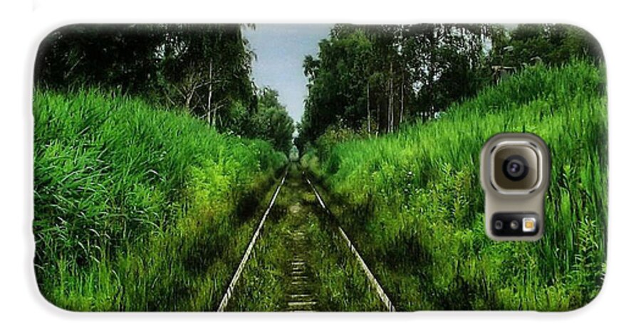 Tracks Galaxy S6 Case featuring the digital art Lost and Found by Marvin Blaine