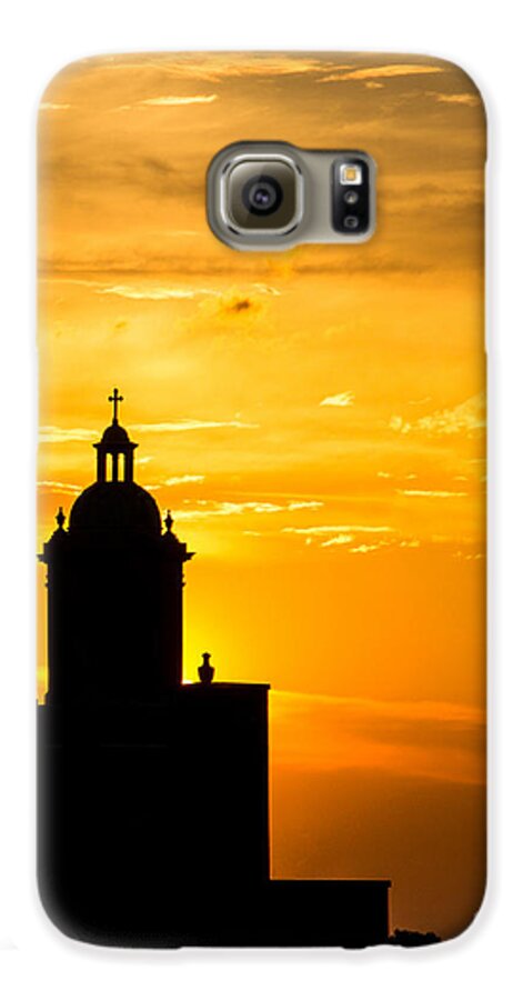 Fountain Square Galaxy S6 Case featuring the photograph Meditative Sunset by Sophie Doell