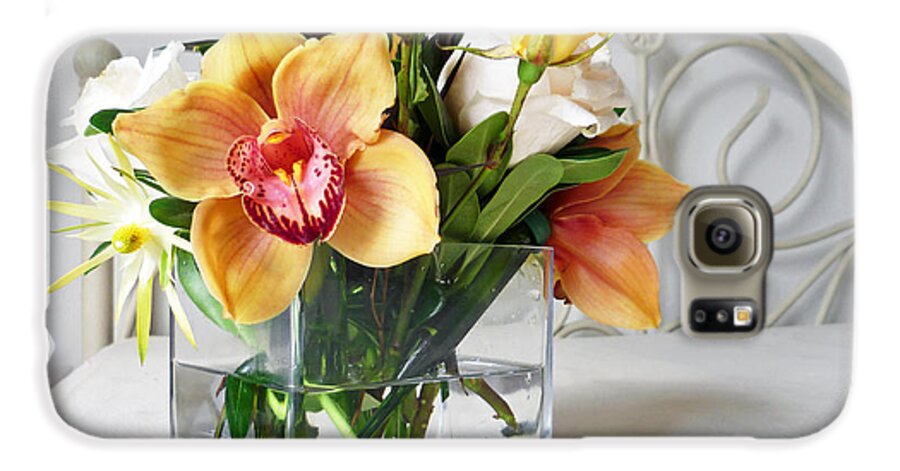 Orchid Galaxy S6 Case featuring the photograph Orchid Bouquet by Irina Sztukowski