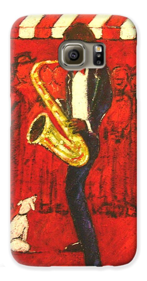 New Orleans Galaxy S6 Case featuring the painting Quarters by Aaron Harvey