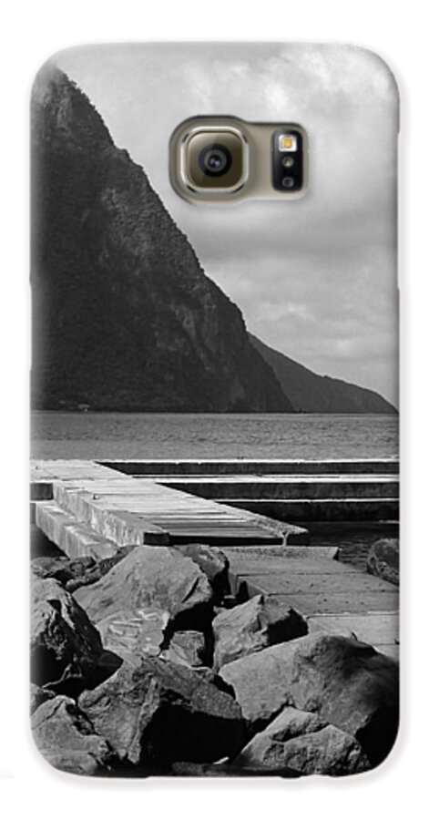 St Lucia Galaxy S6 Case featuring the photograph St Lucia Petite Piton 5 by JustJeffAz Photography