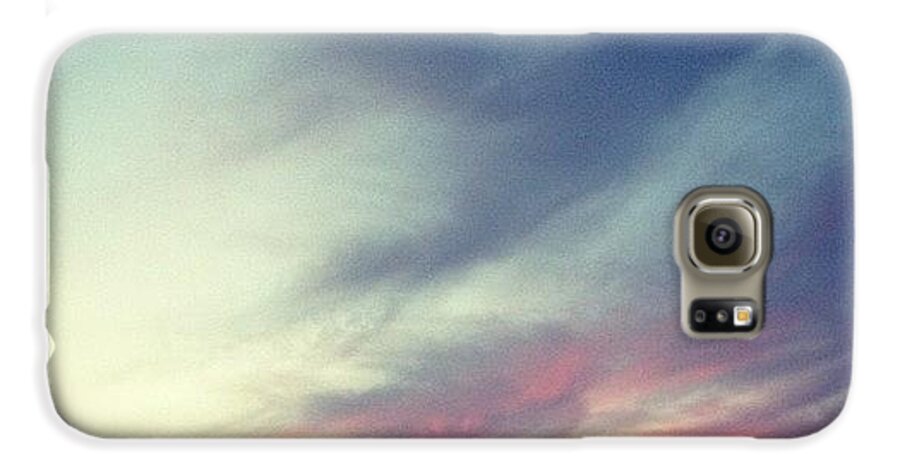Clouds Galaxy S6 Case featuring the photograph Sunset Clouds by Christy Beckwith